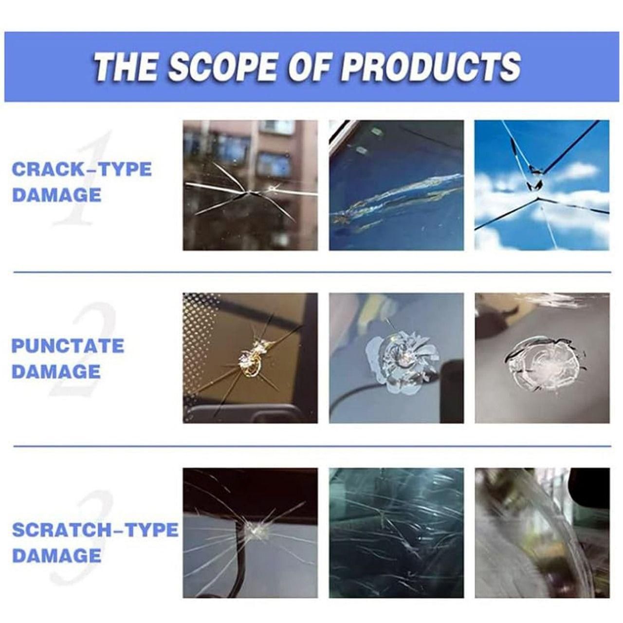CrackFix Pro™ – Instant Windshield Glass Repair Kit ( Buy 1 Get 1 Free )