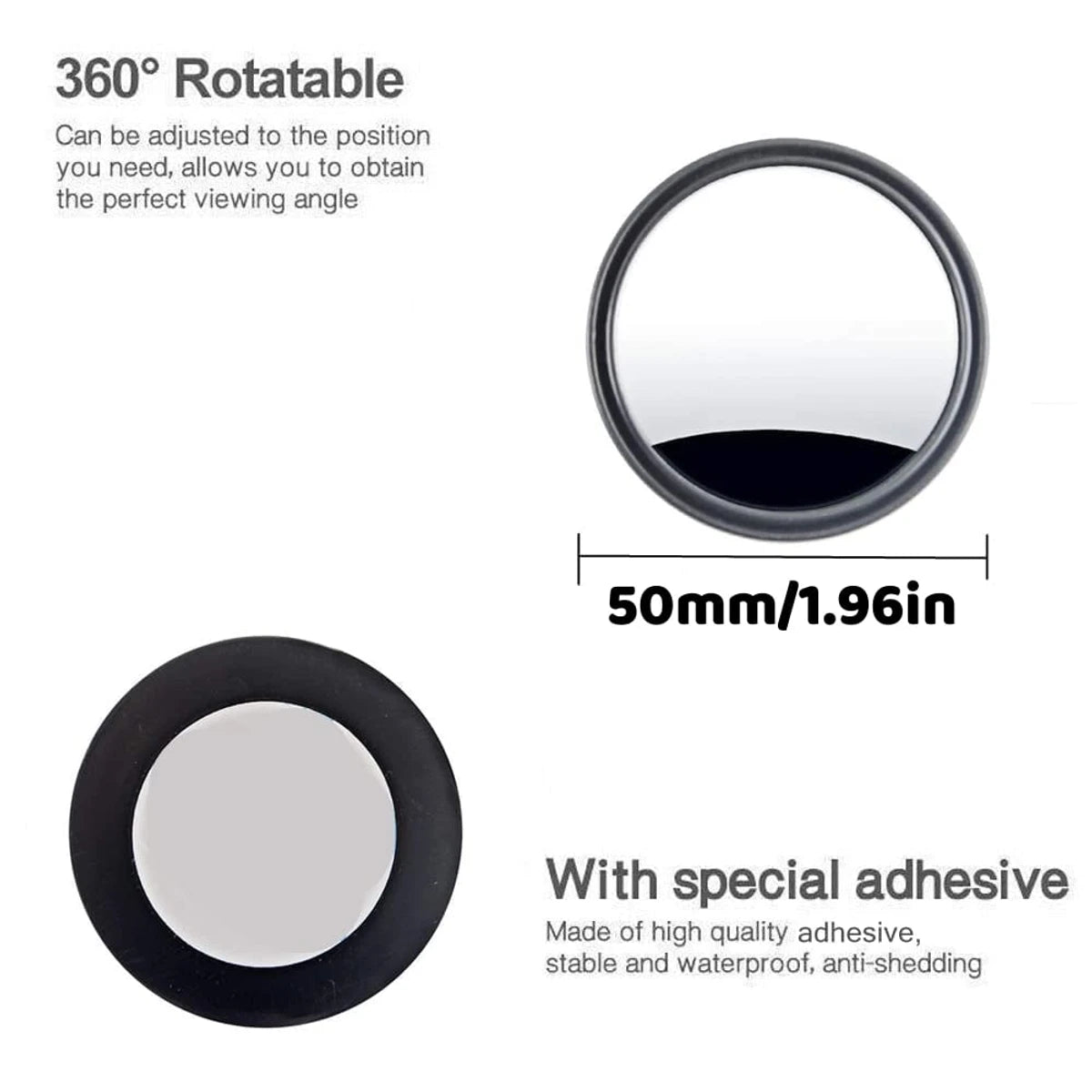 DriveSafe™ 360 Pro – Advanced Blind Spot Safety Mirror - Get 4 Mirrors ( Buy 1 Get 1 Free )