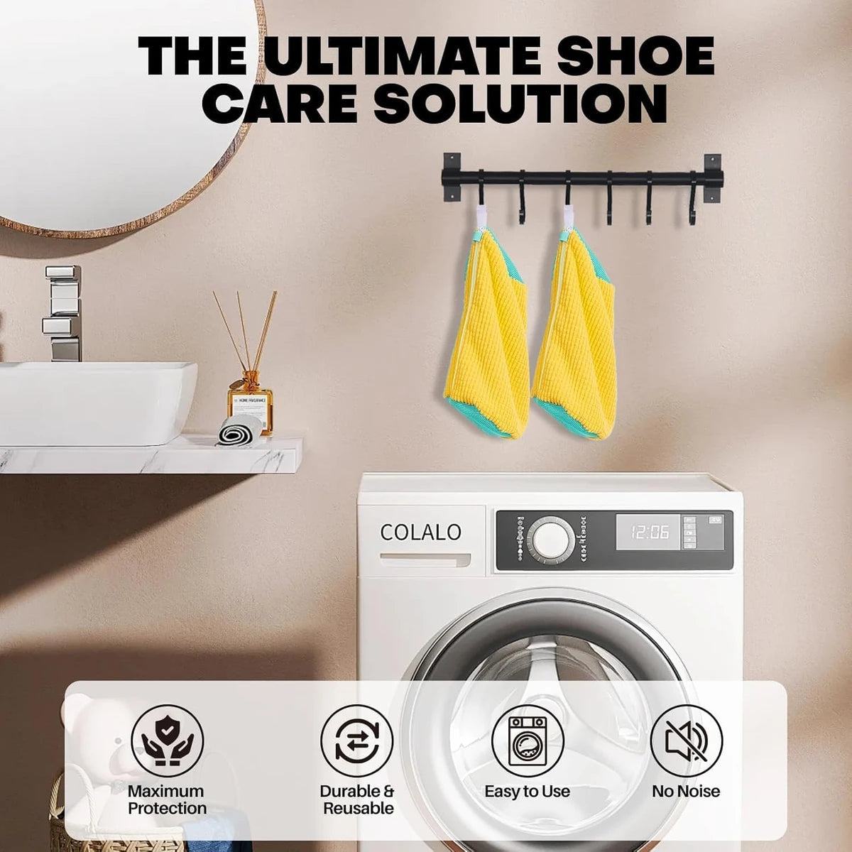 ShoeCare Pro™ – India’s #1 No-Scrub Shoe Washing Bag (1+1 Free ) ( Free Brush)