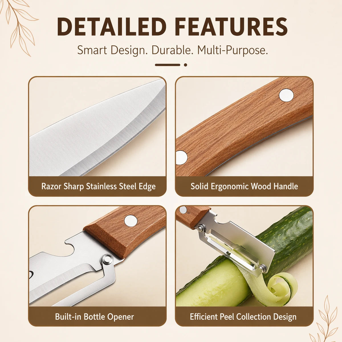 SwiftPeel™ Stainless Steel Peeler – Effortless Zero-Waste Cutting in Seconds (Buy 1 Get 1 Free)