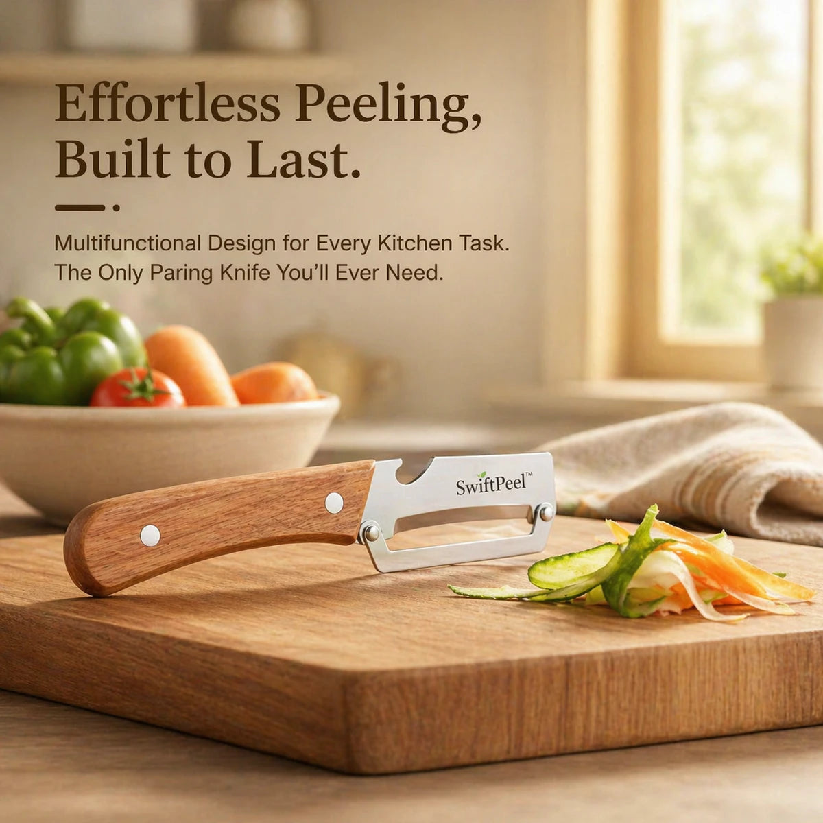 SwiftPeel™ Stainless Steel Peeler – Effortless Zero-Waste Cutting in Seconds (Buy 1 Get 1 Free)