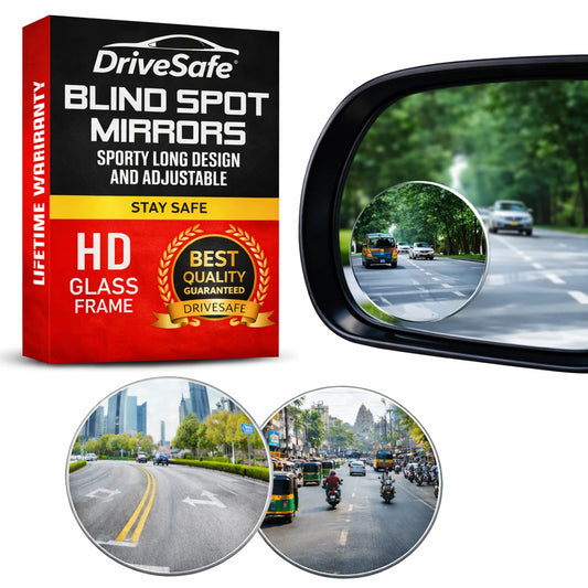 DriveSafe™ 360 Pro – Advanced Blind Spot Safety Mirror - Get 4 Mirrors ( Buy 1 Get 1 Free )