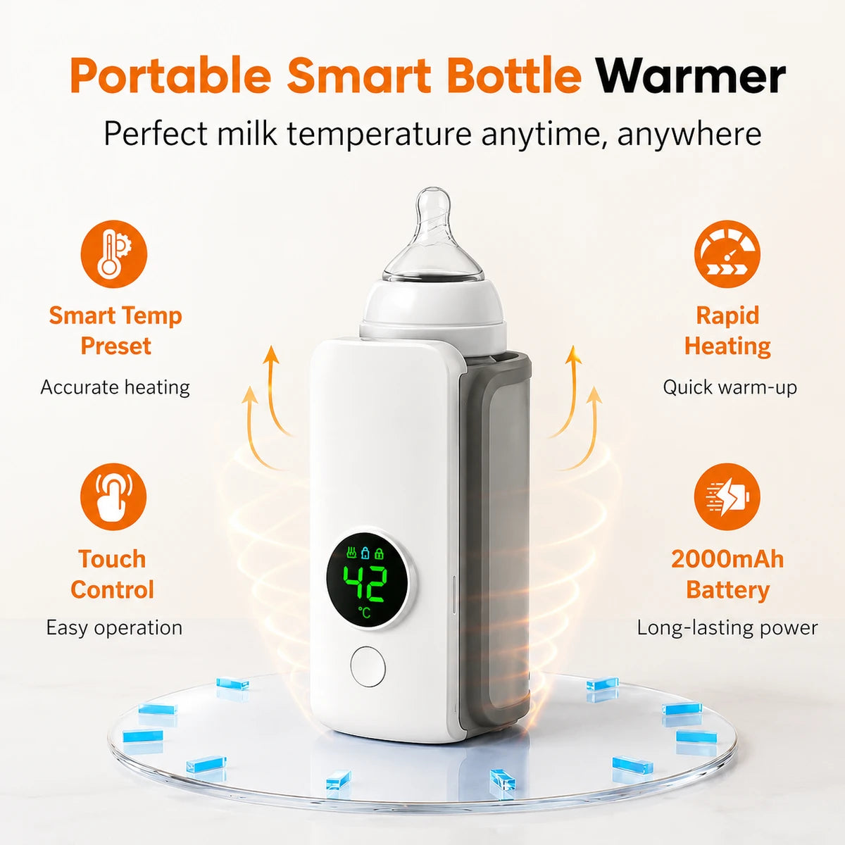 WarmNest™ - Portable Instant Baby Bottle Warmer ( 50% OFF )