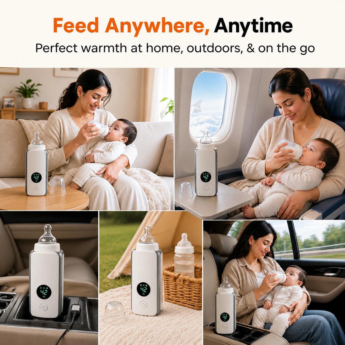 WarmNest™ - Portable Instant Baby Bottle Warmer ( 50% OFF )
