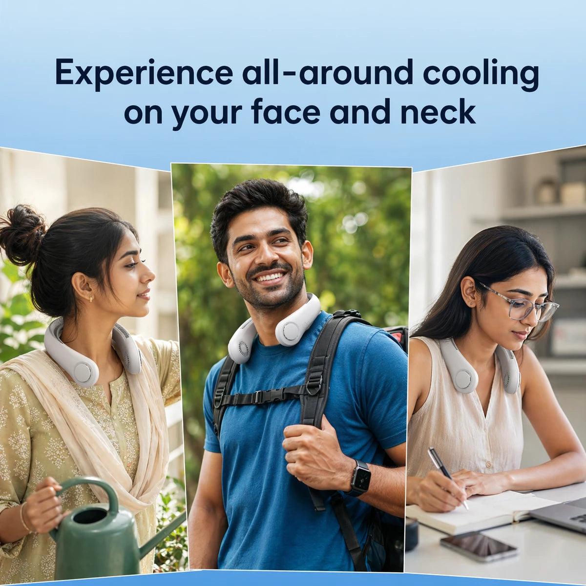 AeroCool™ 360 Pro – Hands-Free Instant Neck AC - 4000 mAh - 6 HR Battery Life