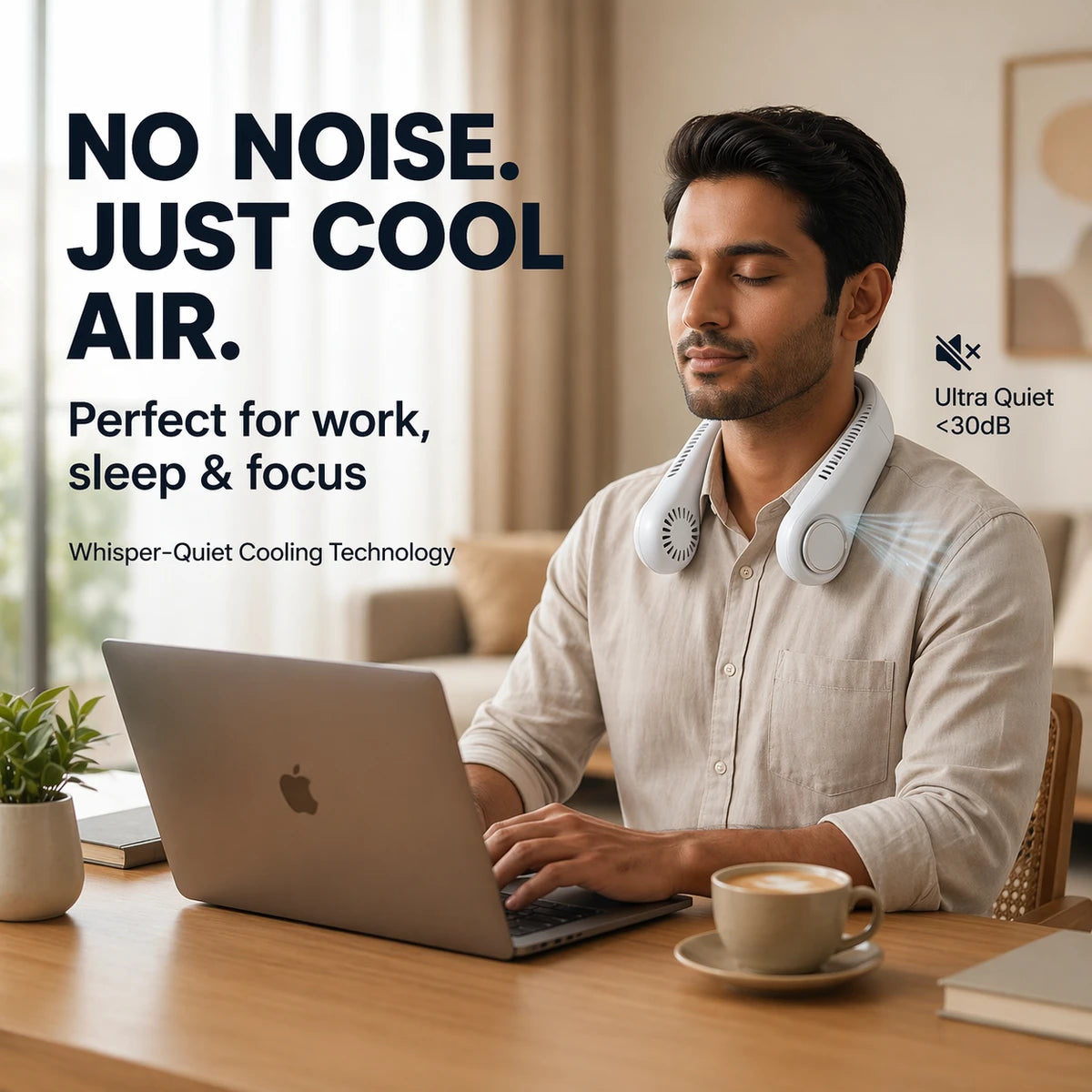 AeroCool™ 360 Pro – Hands-Free Instant Neck AC - 4000 mAh - 6 HR Battery Life