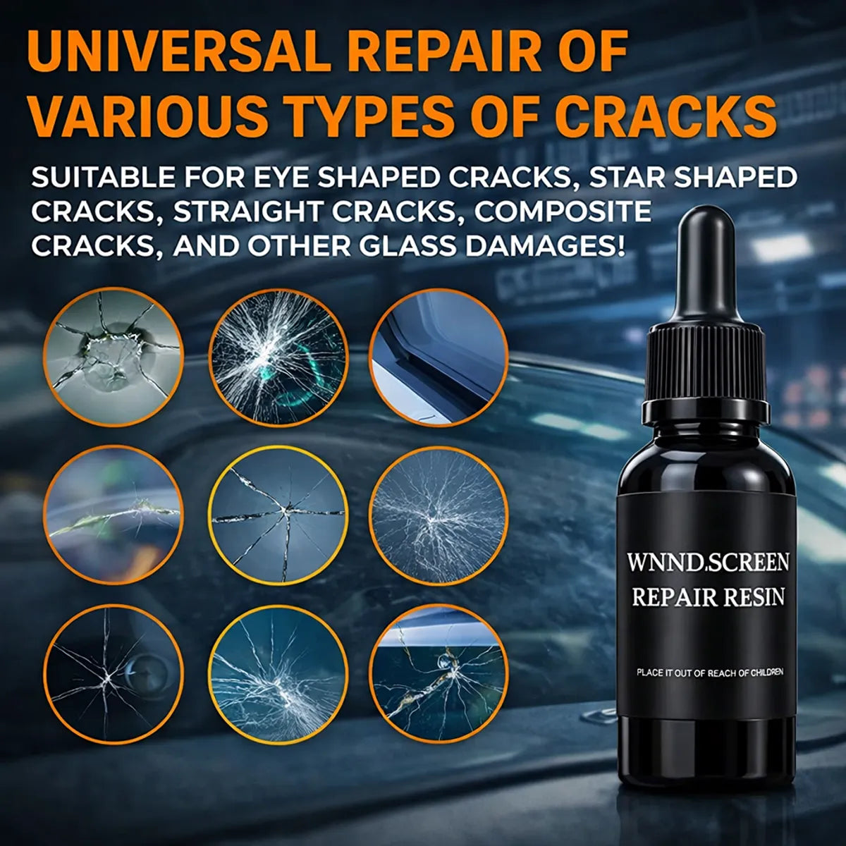 CrackFix Pro™ – Instant Windshield Glass Repair Kit ( Buy 1 Get 1 Free )