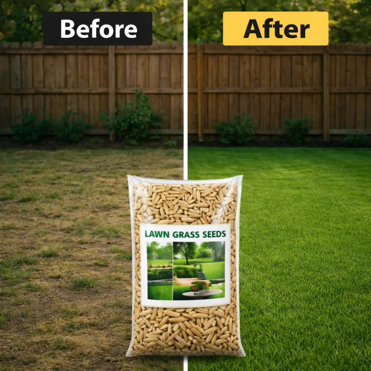 EverGreen™ Lawn Seeds - Green Lawn in Just 7 Days Without Daily Maintenance 200gms (Buy 1 Get 1 Free)