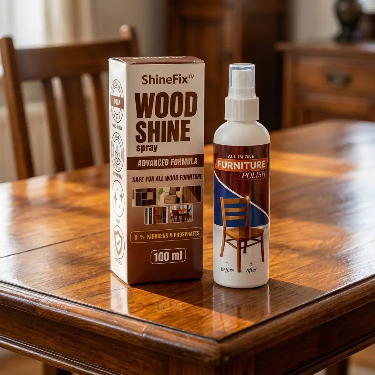 ShineFix™ All-in-One Furniture Polish Spray - 100ml ( Buy 1 Get 2 Free )