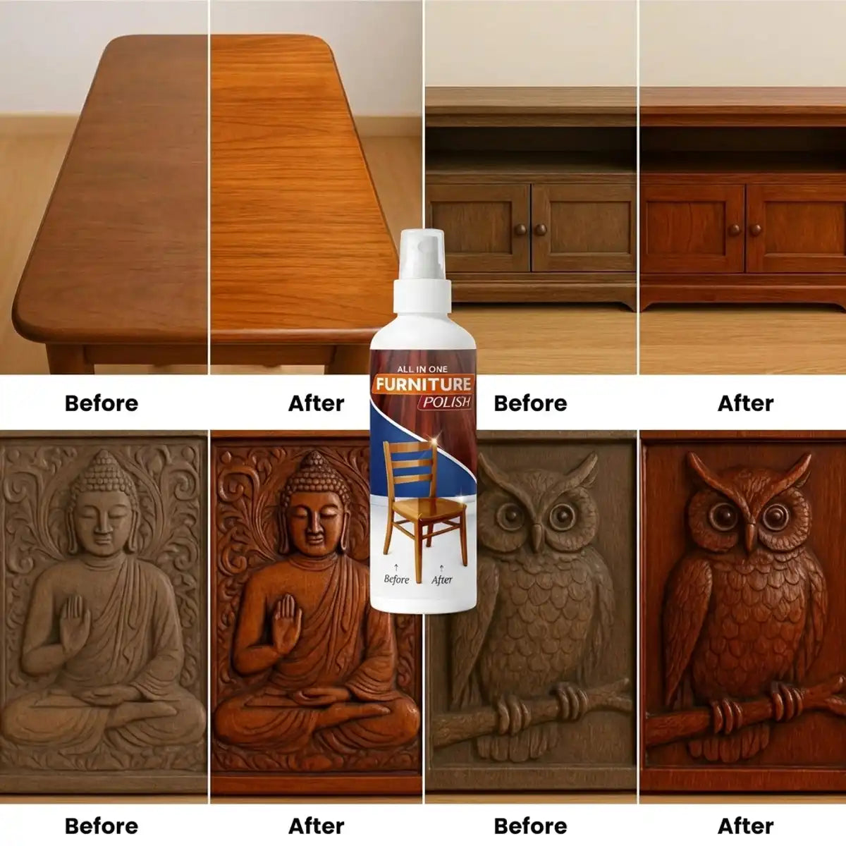 ShineFix™ All-in-One Furniture Polish Spray - 100ml ( Buy 1 Get 2 Free )